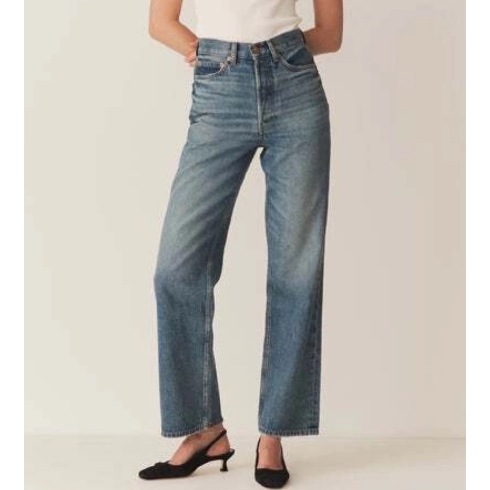 Doen Benedicte High Rise Straight Leg Jeans Palais Rhone W25 *Photo Shoot Sample